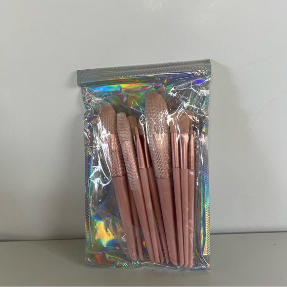 Makeup brushes set of 12 color rose gold - Picture 2 of 3